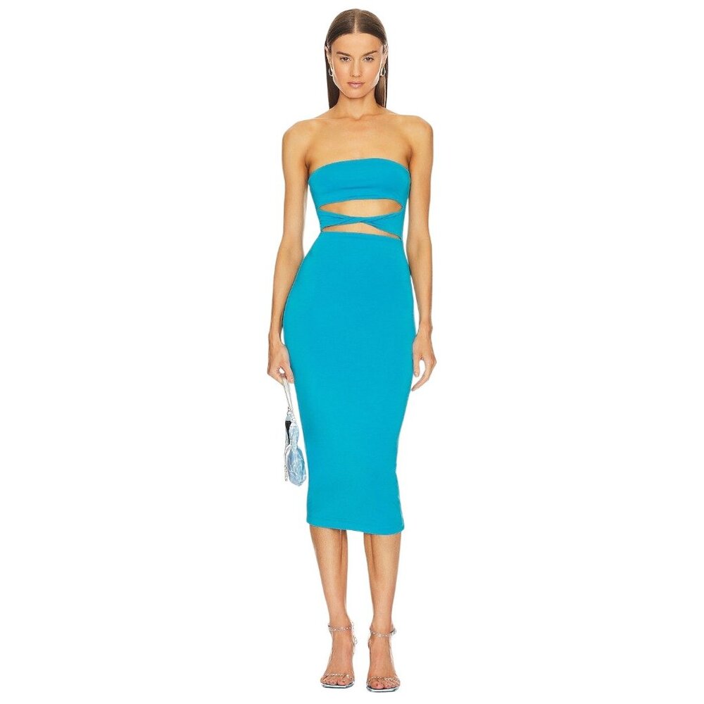 SER.O.YA Blue Midi Dress
